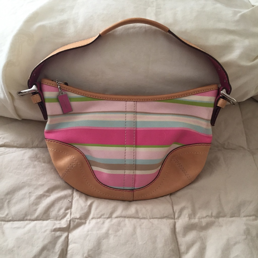 Coach Multi Color Soho "Hampton" Hobo purse